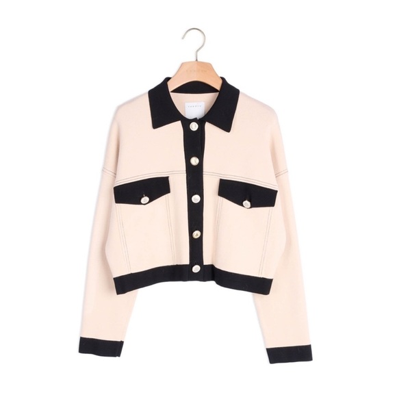 Sandro Jackets & Blazers - Sandro Cher Cropped Cardigan